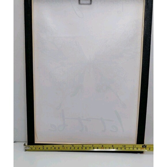 16X12 Canvas Lithograph On Wood Frame "Whisper Words Of Wisdom Let It Be" - Picture 5 of 5